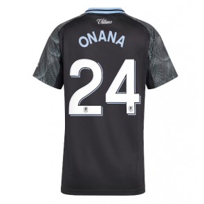 Aston Villa Amadou Onana #24 Bortatröja Kvinnor 2025-26 Kortärmad